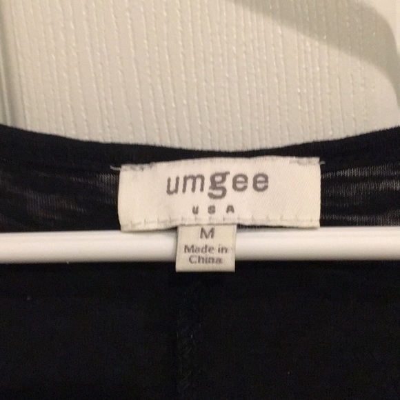 Worn Once Umgee M Black Ivory Crochet-Lace Top - Picture 2 of 5